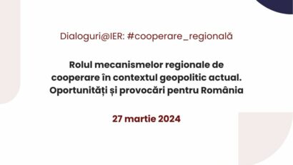 Dialog despre cooperarea regională