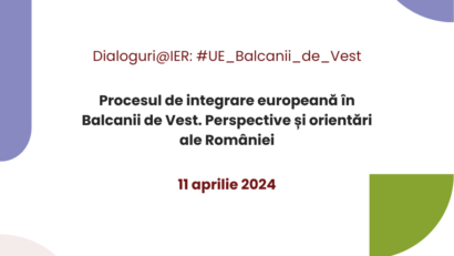 Dialog despre integrarea europeană a Balcanilor de Vest