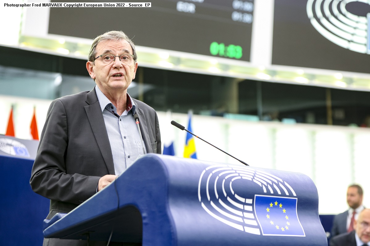 Marian Jean Marinescu, europarlamentar (Photographer: Fred MARVAUX Copyright: European Union 2022 - Source : EP)