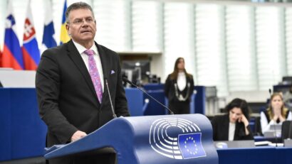 Maroš Šefčovič, vicepreşedintele executiv al Comisiei Europene (Photographer: Eric VIDAL Copyright: © European Union 2024 - Source : EP)