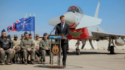 Six Eurofighter Typhoon de la RAF en Roumanie