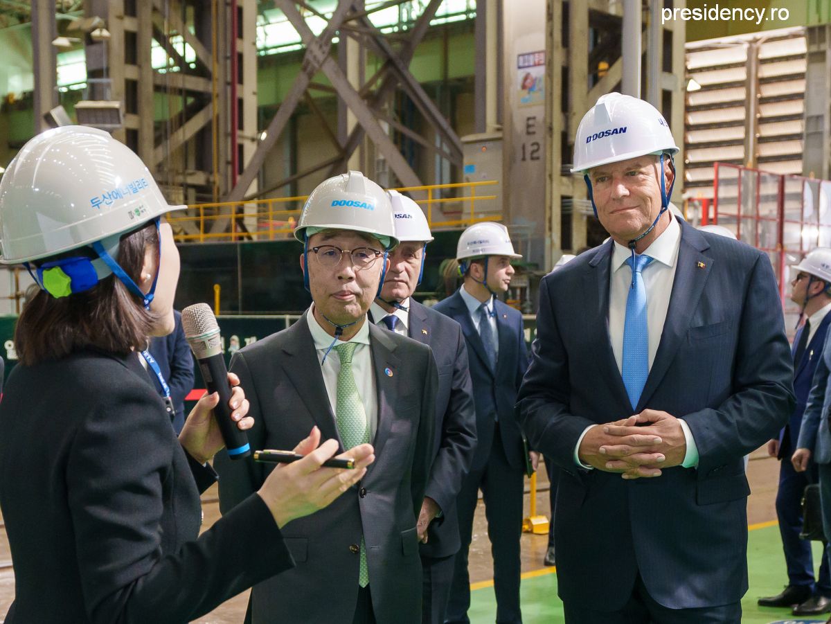 Klaus Iohannis în Coreea de Sud / Foto: presidency.ro