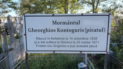 Mormântul lui Gheorghios Kontoguris-piratul (foto: Ştefan Baciu, RRI)