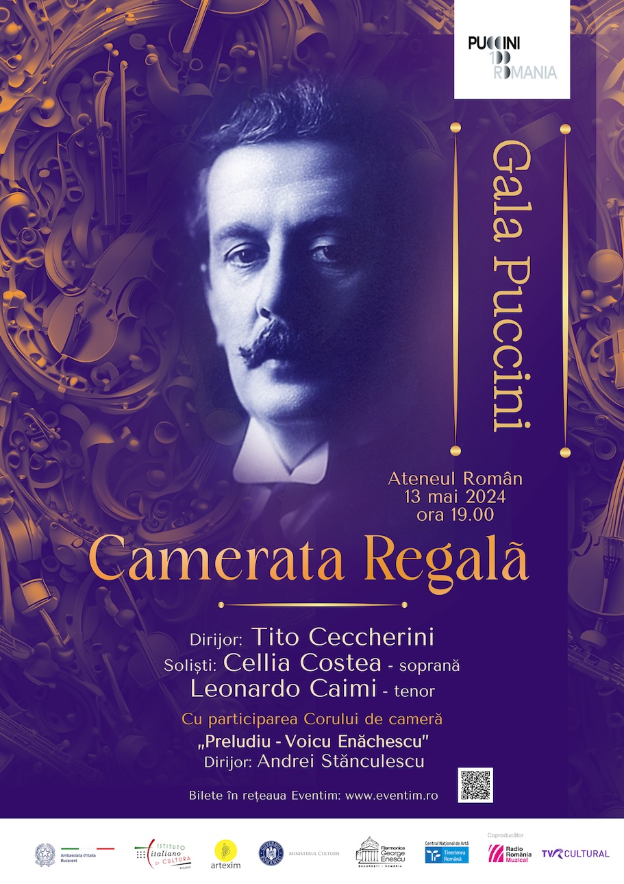Gala Puccini all'Ateneo Romeno di Bucarest (fonte: ARTEXIM)