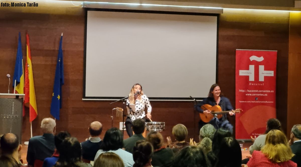 El guitarrista y compositor Reynier Mariño y la cantante Laura Márquez Nieto ofrecieron un concierto en Bucarest