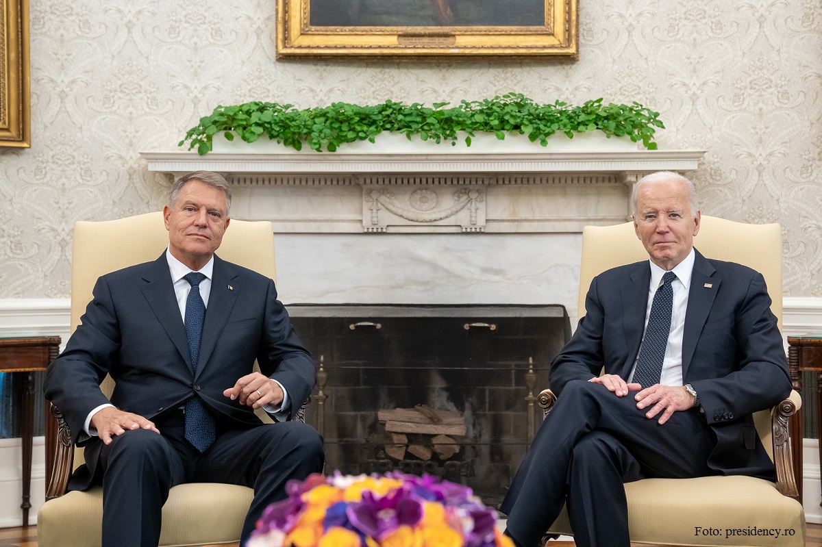 Klaus Iohannis și Joe Biden la Casa Albă (Foto: presidency.ro)