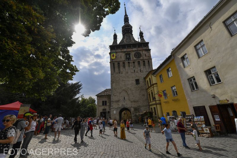 Piata Muzeului din Sighișoara / Foto: Agerpres