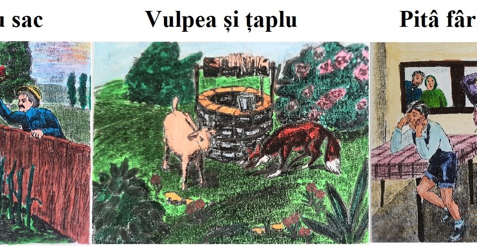 Pirmithi: Bileaia easti tu sac, Vulpea și țaplu, Pitâ fârâ fârinâ