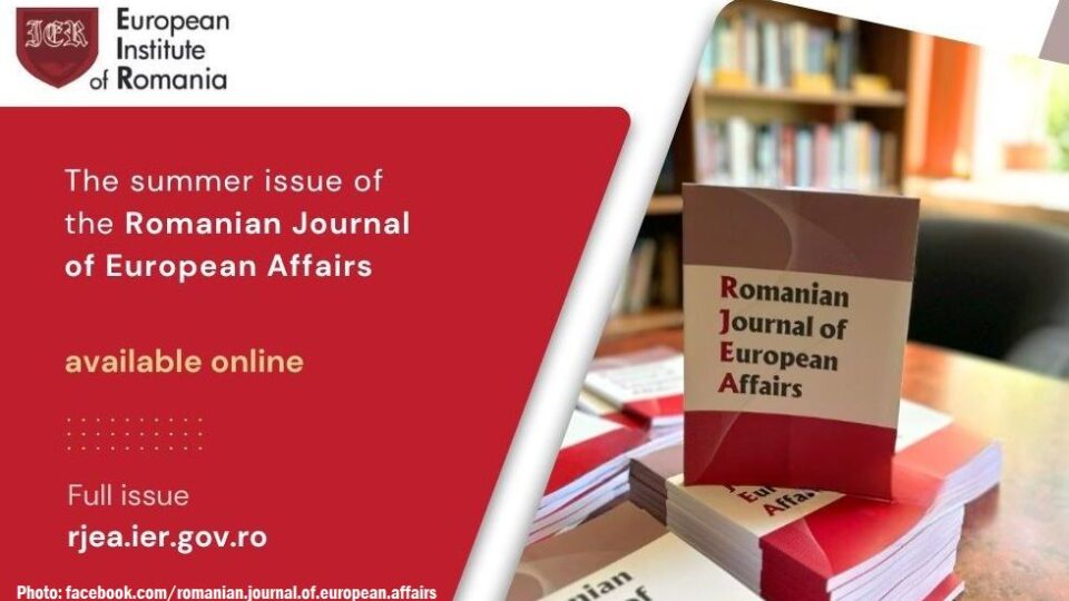 Ediția de vară a revistei Romanian Journal of European Affairs (foto: IER)
