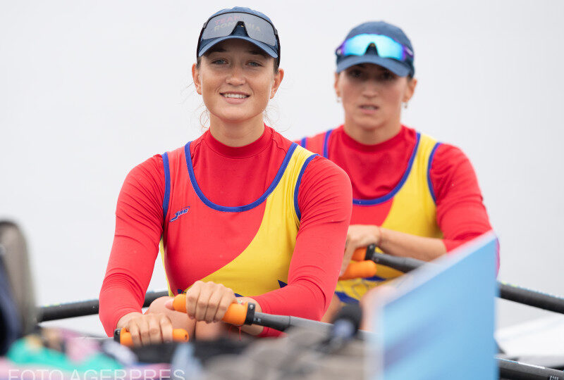 Ancuta Bodnar and Simona Radis at the Paris Games. Photo: Agerpres