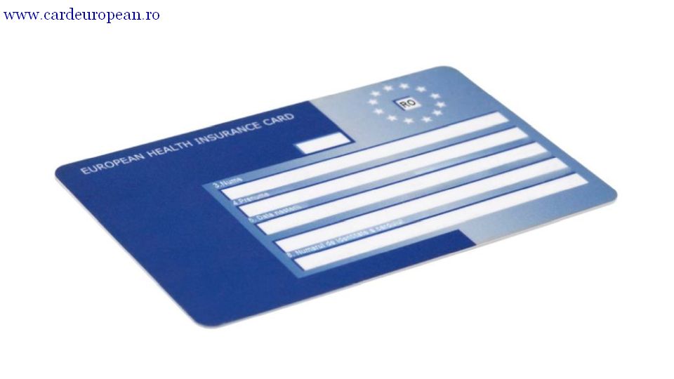 Card european de sănătate (foto: www.cardeuropean.ro)
