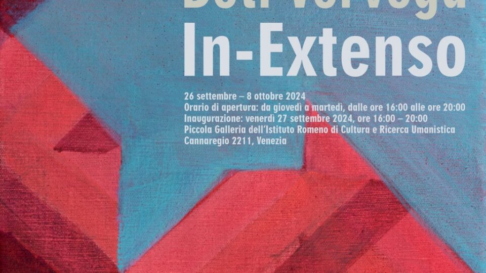 "In-Extenso" di Beti Vervega, all'Istituto Romeno di Cultura e Ricerca Umanistica di Venezia (fonte: icr.ro/venetia))