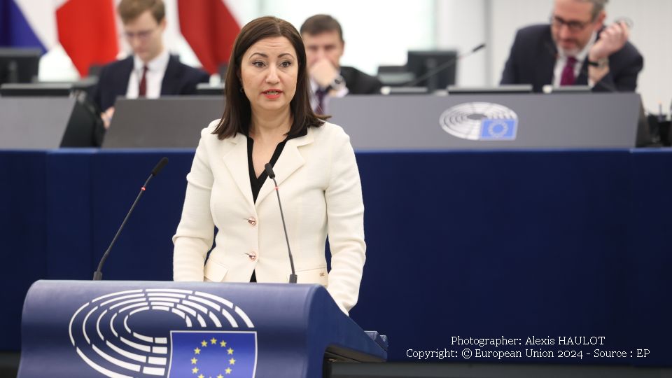 Iliana Ivanova (Photographer: Alexis HAULOT Copyright: © European Union 2024 - Source : EP)