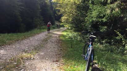 Pe bicicletă, în Parcul Naţional Semenic