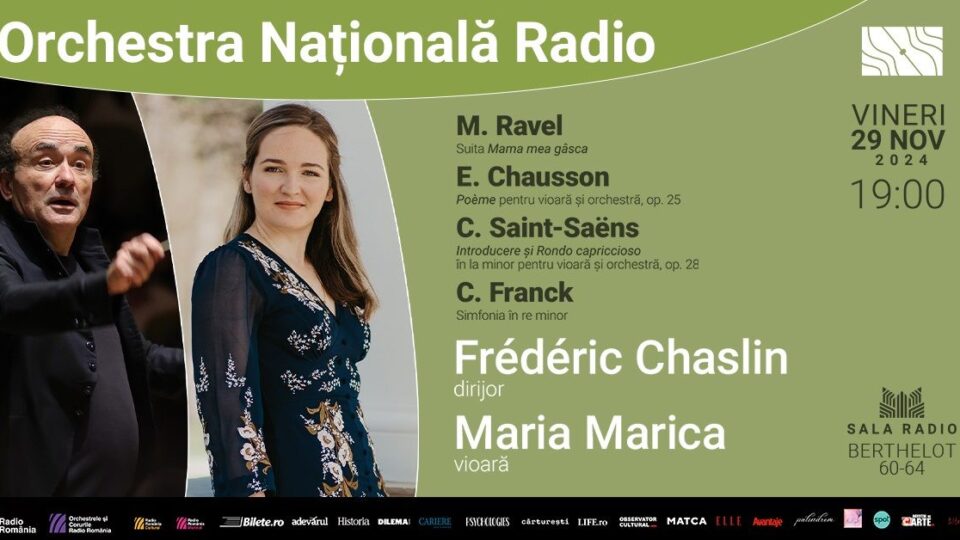 Seară franceză, cu Frédéric Chaslin și Maria Marica