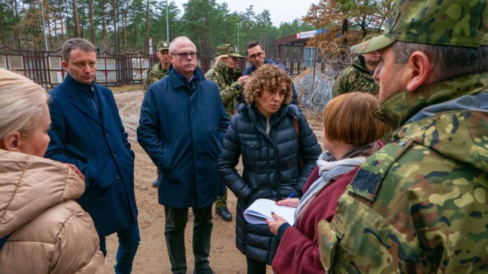 Siegfried Mureșan la granița dintre Polonia și Belarus