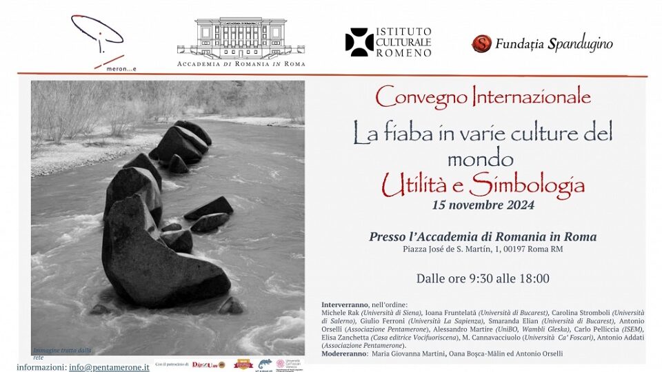 "La fiaba in varie culture del mondo" all'Accademia di Romania in Roma (fonte: icr.ro/roma)