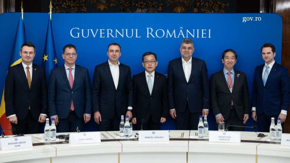 Incontro del premier Marcel Ciolacu con la delegazione giapponese (foto: gov.ro)