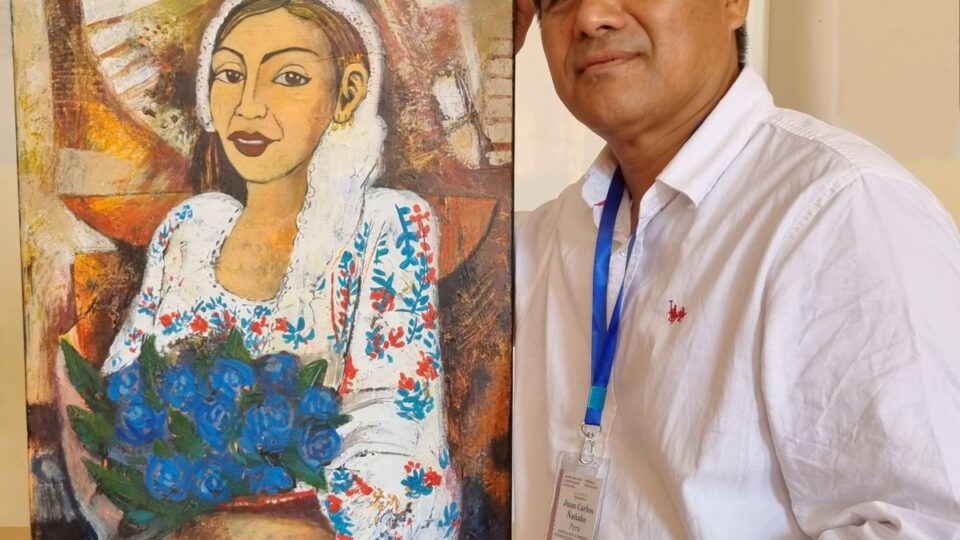 El artista plástico peruano Juan Carlos Ñañake visitó nuevamente Rumanía