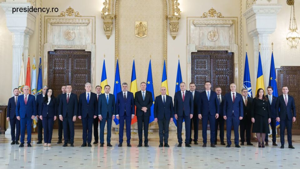 Il Governo presieduto da Marcel Ciolacu ha prestato giuramento. (Foto: presidency.ro)