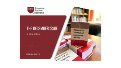 A fost publicată ediția de iarnă a revistei Romanian Journal of European Affairs  
