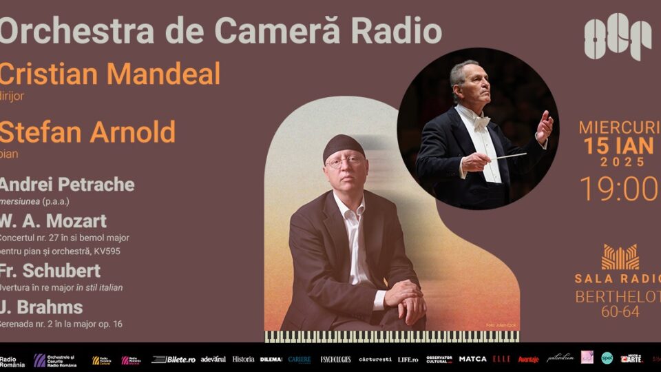 Cristian Mandeal dirijeaza primul concert al noului an la Sala Radio
