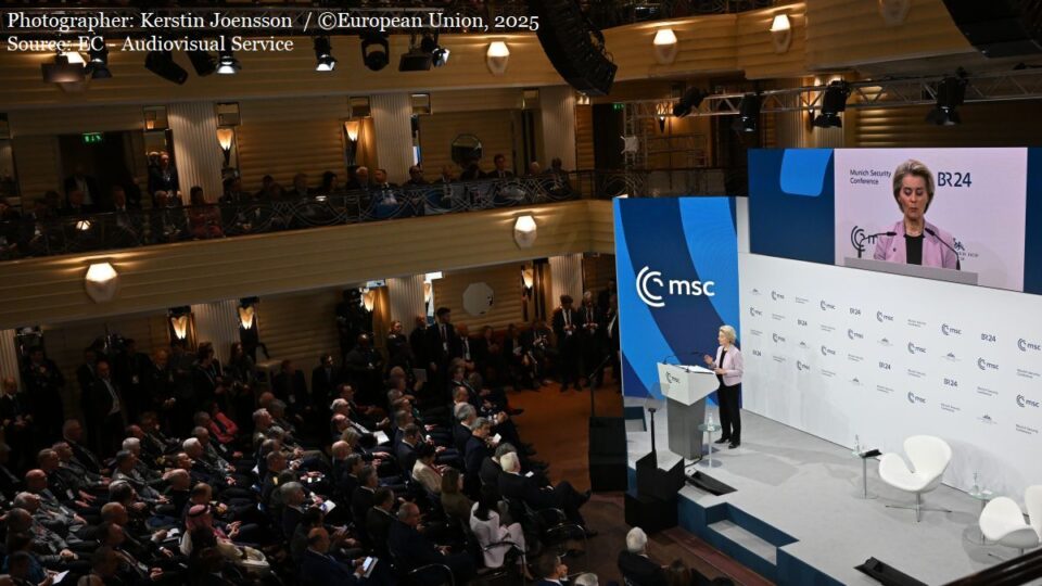 La conferenza di sicurezza di Monaco (Foto: Photographer: Kerstin Joensson / ©European Union, 2025 Source: EC - Audiovisual Service)