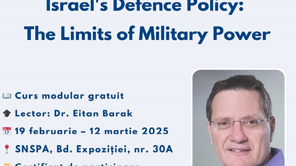 צילום: מרכז "תיאודור הרצל" לחקר ישראל (קורס איתן ברק ב-SNSPA)