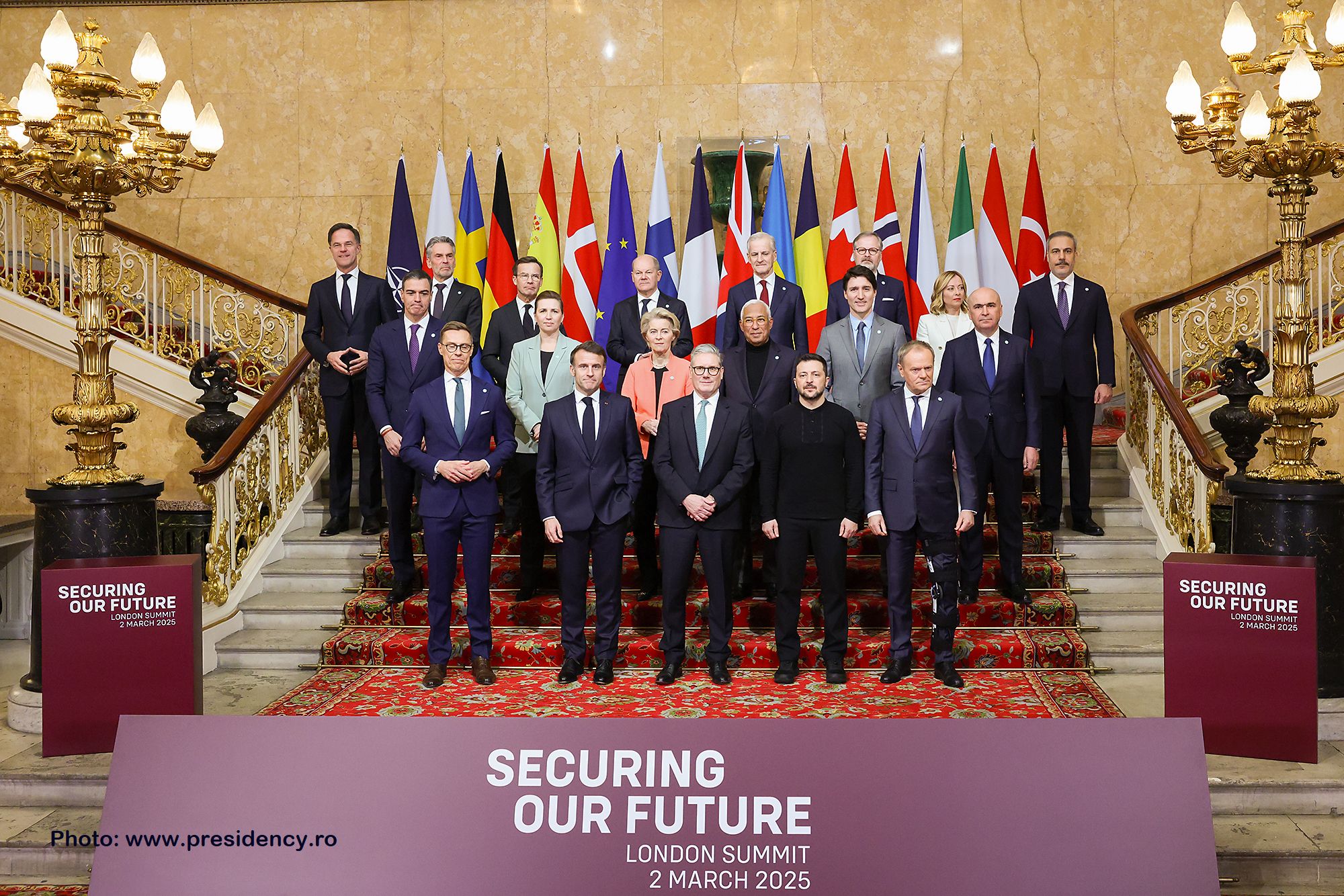 Ukraine summit in London (Photo www.presidency.ro)