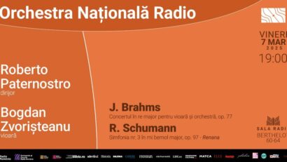 Seară germană la Sala Radio: Brahms și Schumann