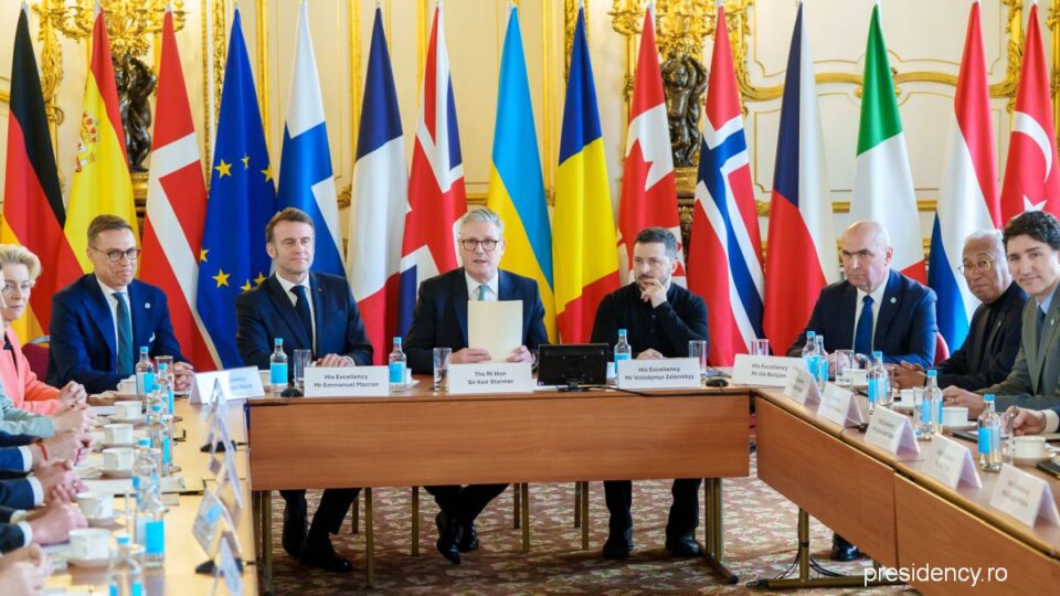 Europas Staats- und Regierungschefs in London