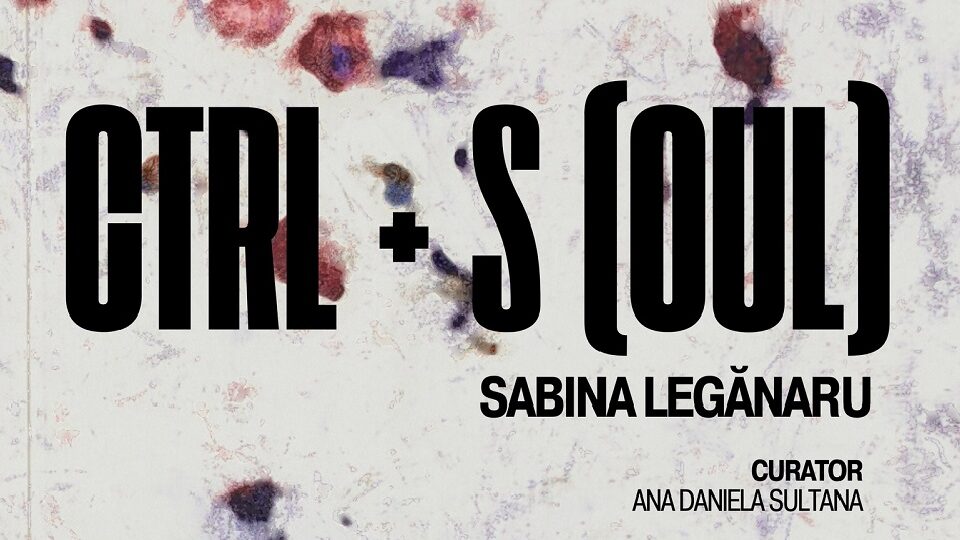 Afiş expoziţia "CTRL + S(OUL)" Sabina Legănaru