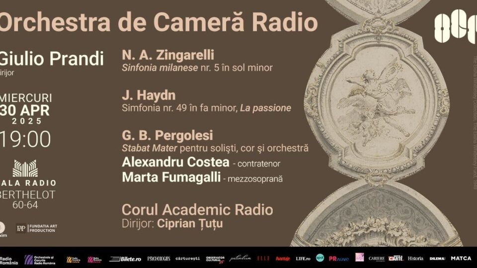 Afiş concert Sala Radio