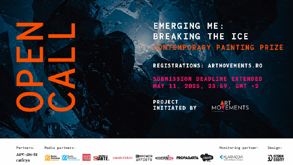 afiş premiul de pictură "Emerging Me: Breaking the Ice"