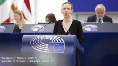 Anna Cavazzini (Photographer: Mathieu CUGNOT Copyright: © European Union 2025 - Source : EP)