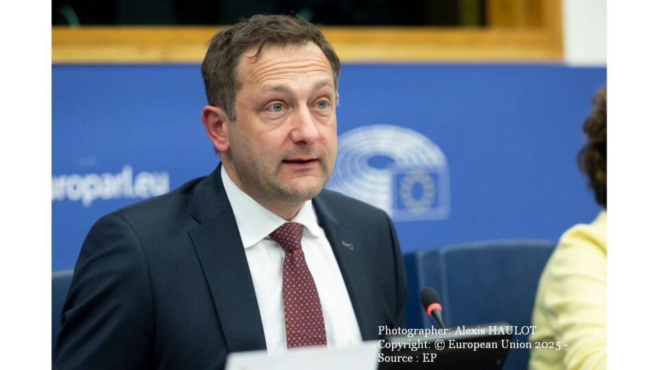 Christophe Hansen (Photographer: Alexis HAULOT Copyright: © European Union 2025 - Source : EP)