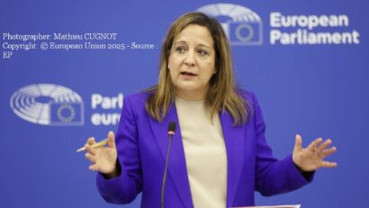 Iratxe García Pérez (Photographer: Mathieu CUGNOT Copyright: © European Union 2025 - Source : EP)
