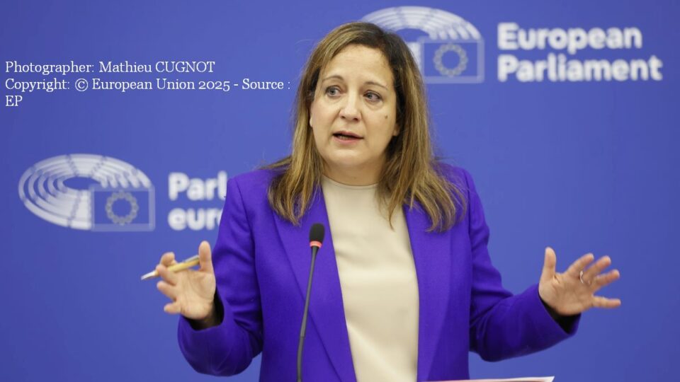 Iratxe García Pérez (Photographer: Mathieu CUGNOT Copyright: © European Union 2025 - Source : EP)