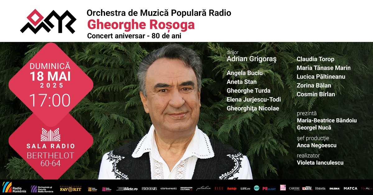 Concert folcloric aniversar Gheorghe Roșoga