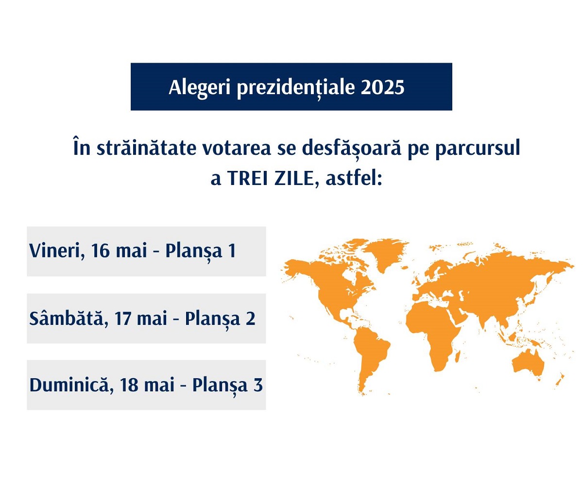 AEP: De mâine, 15 mai, începe procedura de vot pentru turul doi al alegerilor prezidențiale