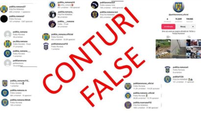 conturi false (foto MAI)