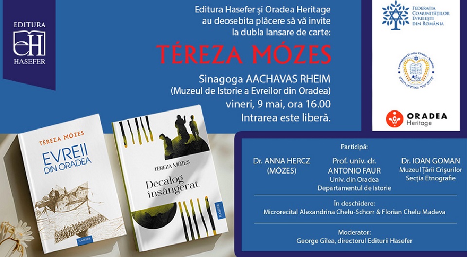 foto: Editura Hasefer (lansări de carte la Oradea)