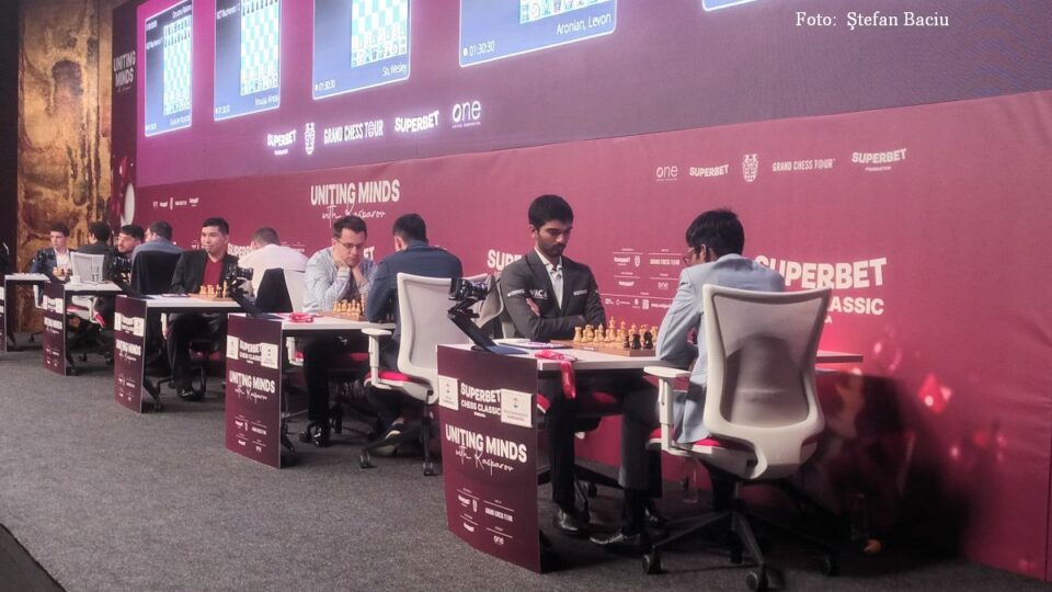 La Bucureşti se desfăşoară, de miercuri, concursul internaţional de şah Superbet Chess Classic România, a doua etapă a circuitului Grand Chess Tour 2025