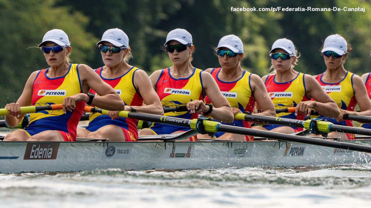 România locul I la Cupa Mondială II de la Lucerna, în clasamentul general (sursă foto: facebook.com/p/Federatia-Romana-De-Canotaj)