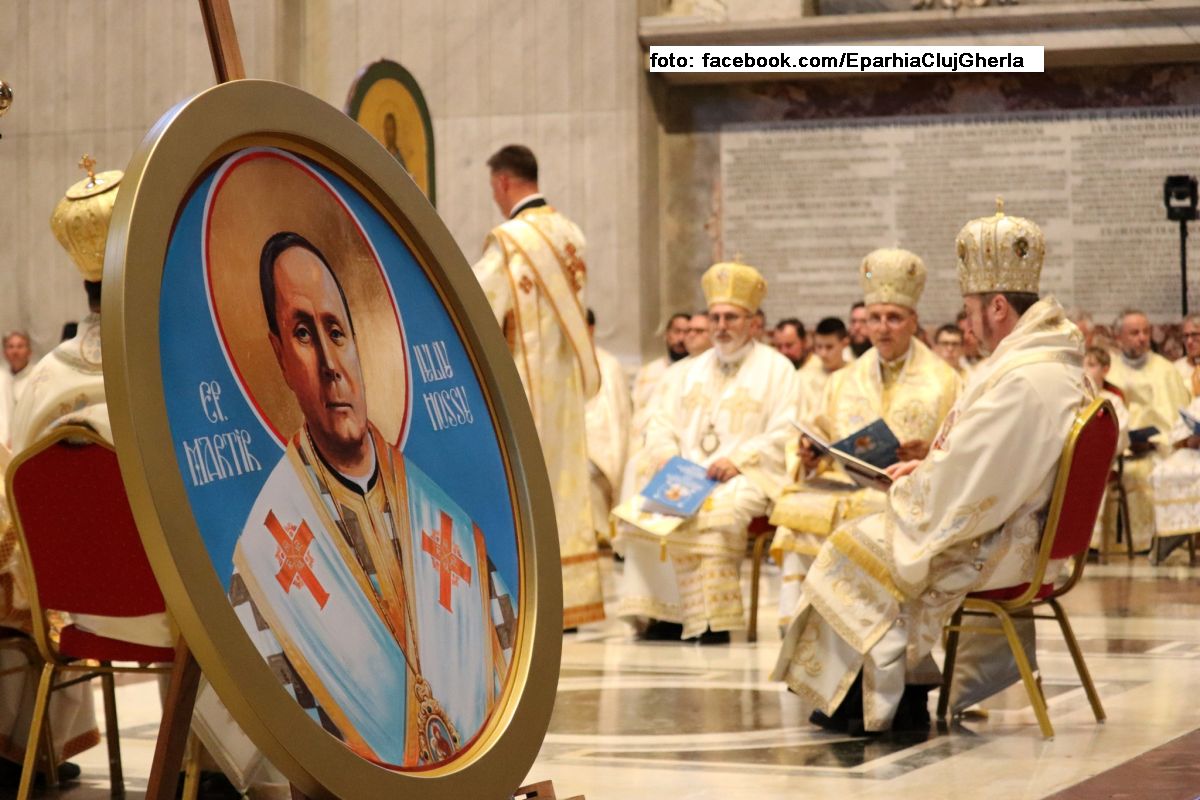foto: Facebook - Eparhia Cluj Gherla (Cardinalul Iuliu Hossu omagiat la Vatican) foto: Facebook - Eparhia Cluj Gherla (Cardinalul Iuliu Hossu omagiat la Vatican)