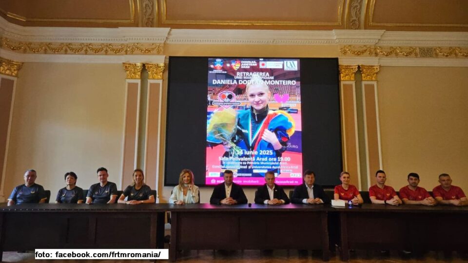 Daniela Dodean Monteiro- final de cariera (foto: facebook.com frtmromania)