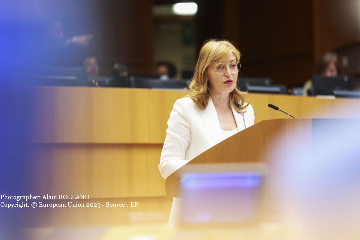 Ekaterina Zaharieva (Photographer: Alain ROLLAND Copyright: © European Union 2025 - Source : EP)