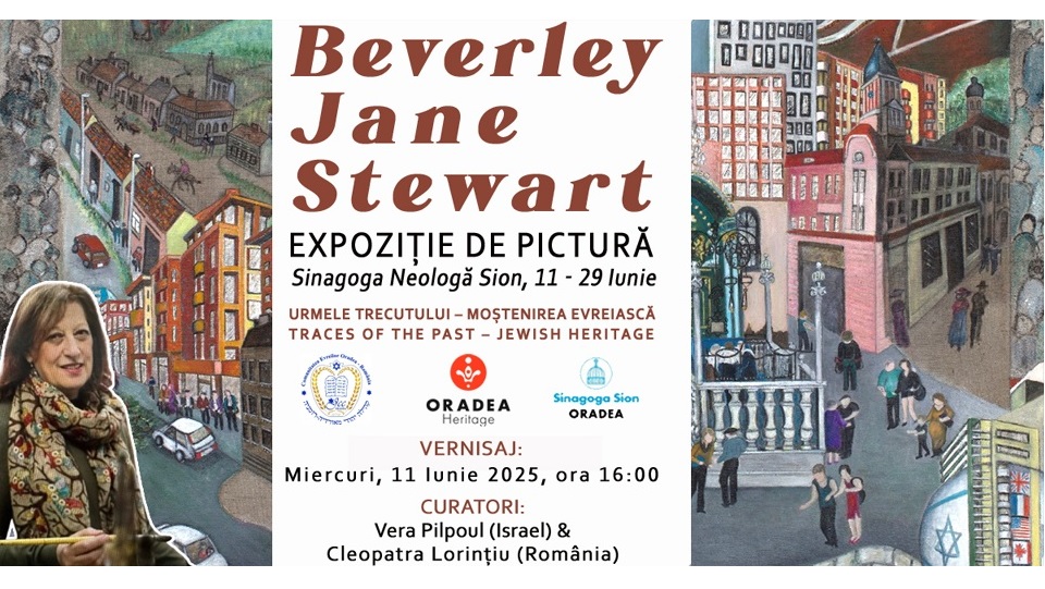 foto: Comunitatea Evreilor din Oradea (Expoziție Beverley-Jane Stewart la Oradea)
