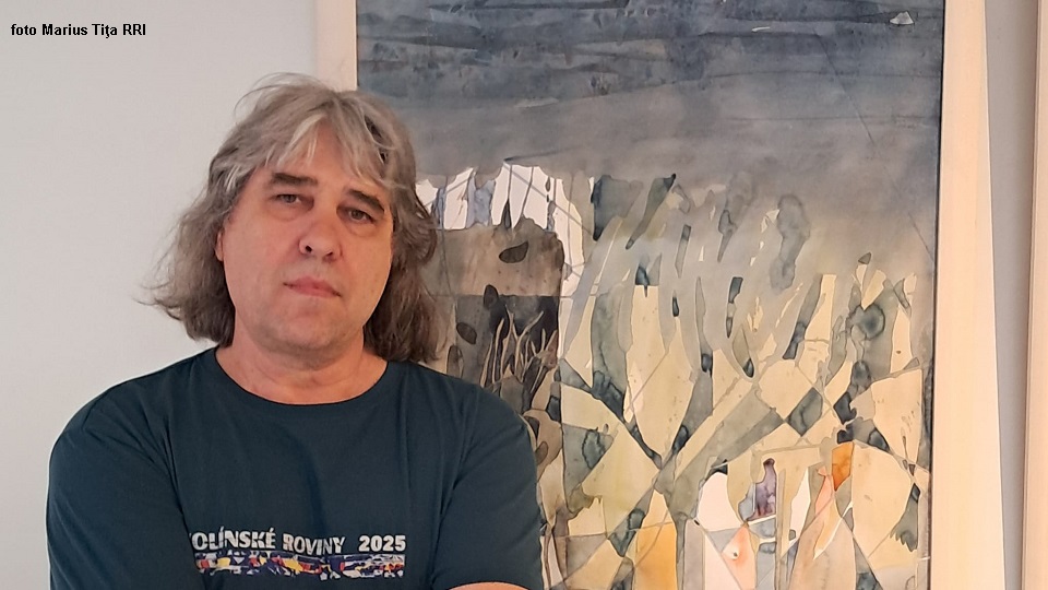 Pictorul Teodor Buzu (foto Marius Tiţa RRI)
