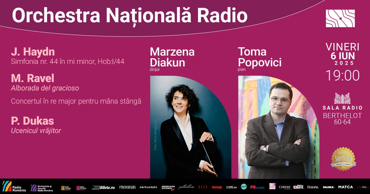 Afiş concert Sala Radio